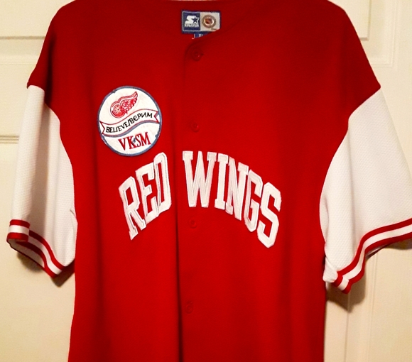 STARTER Other - VTG Detroit RW Jersey+'97 "VK&SM believe" patch